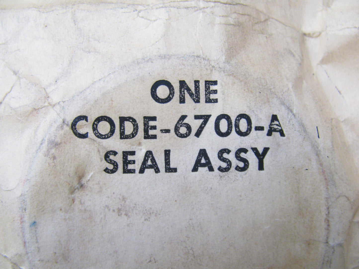 NEW - OEM Ford CODE-6700-A Engine Crankshaft Seal Front 1963-1983 170 200