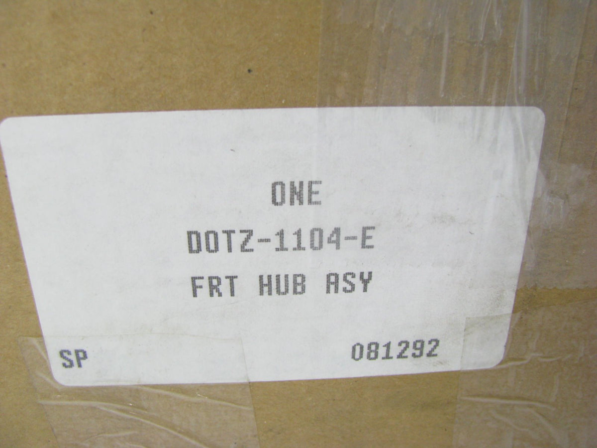 NOS OEM Ford D0TZ-1104-E Front Hub 1969-76 22K, 23K, 38M Axle & Gunite 20'' Wheel