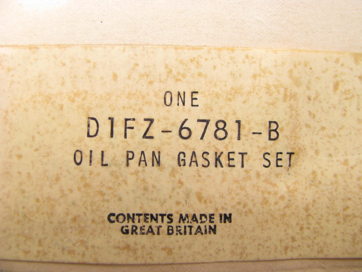 NEW - OEM Ford D1FZ-6781-B Engine Oil Pan Gasket Set 1970-1973 Pinto Capri 1.6L