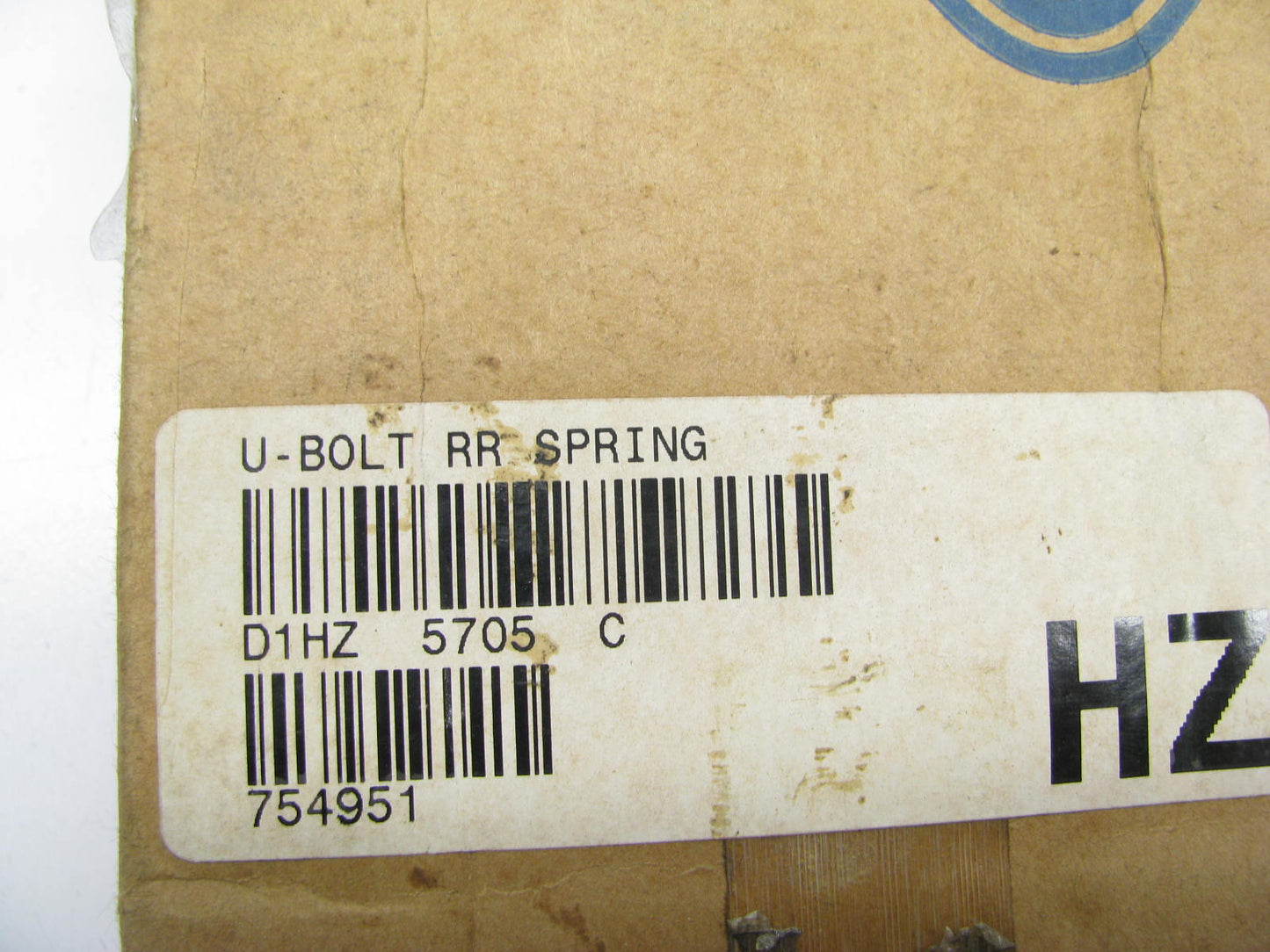 (2) NOS - OEM Ford D1HZ5705C Leaf Spring U-Bolt Kit, 7/8 X 3 X 18-3/8''