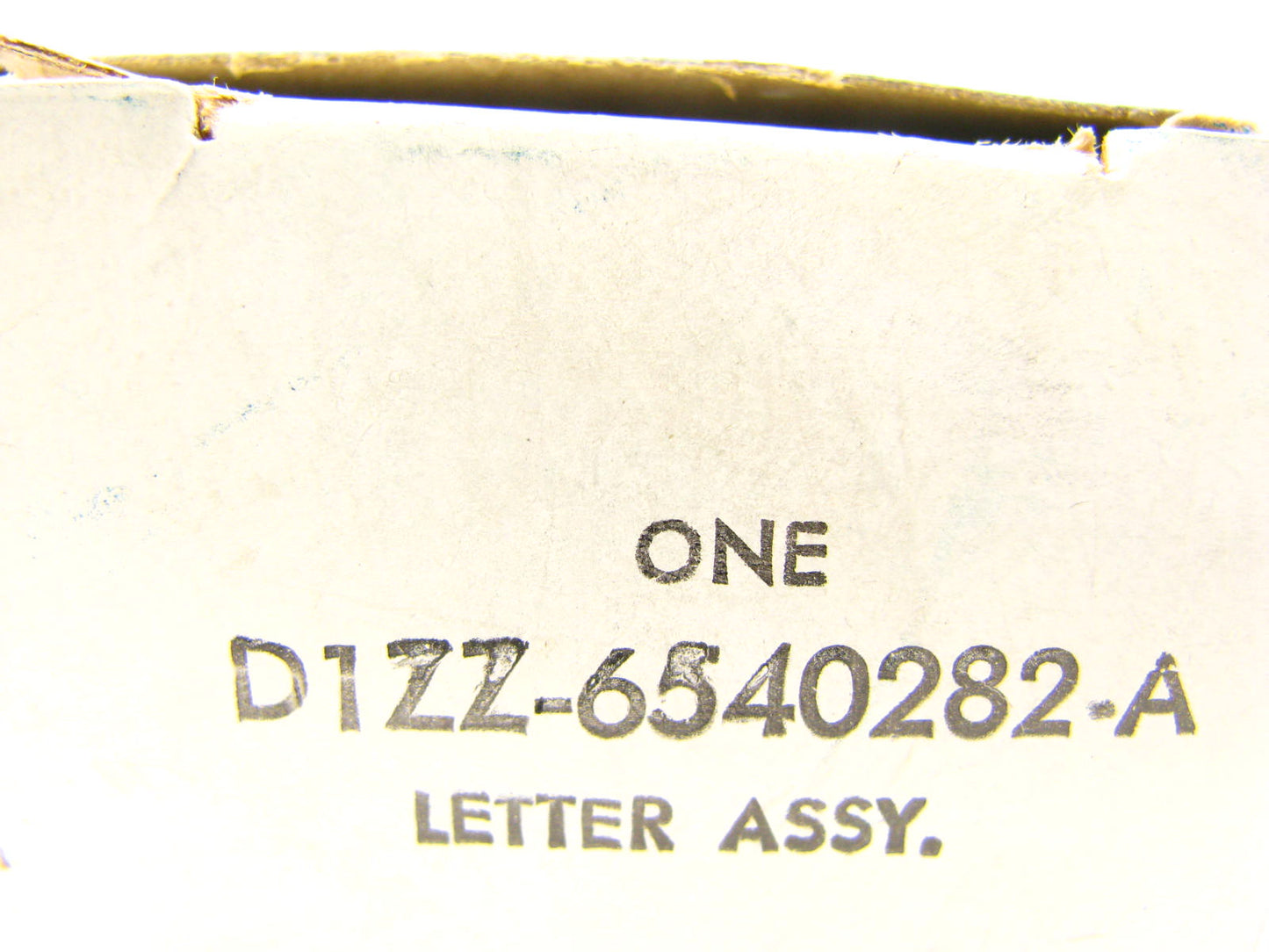 NOS - OEM Ford D1ZZ-6540282-A/G Luggage Compartment Letter Set 1971-1972 Mustang