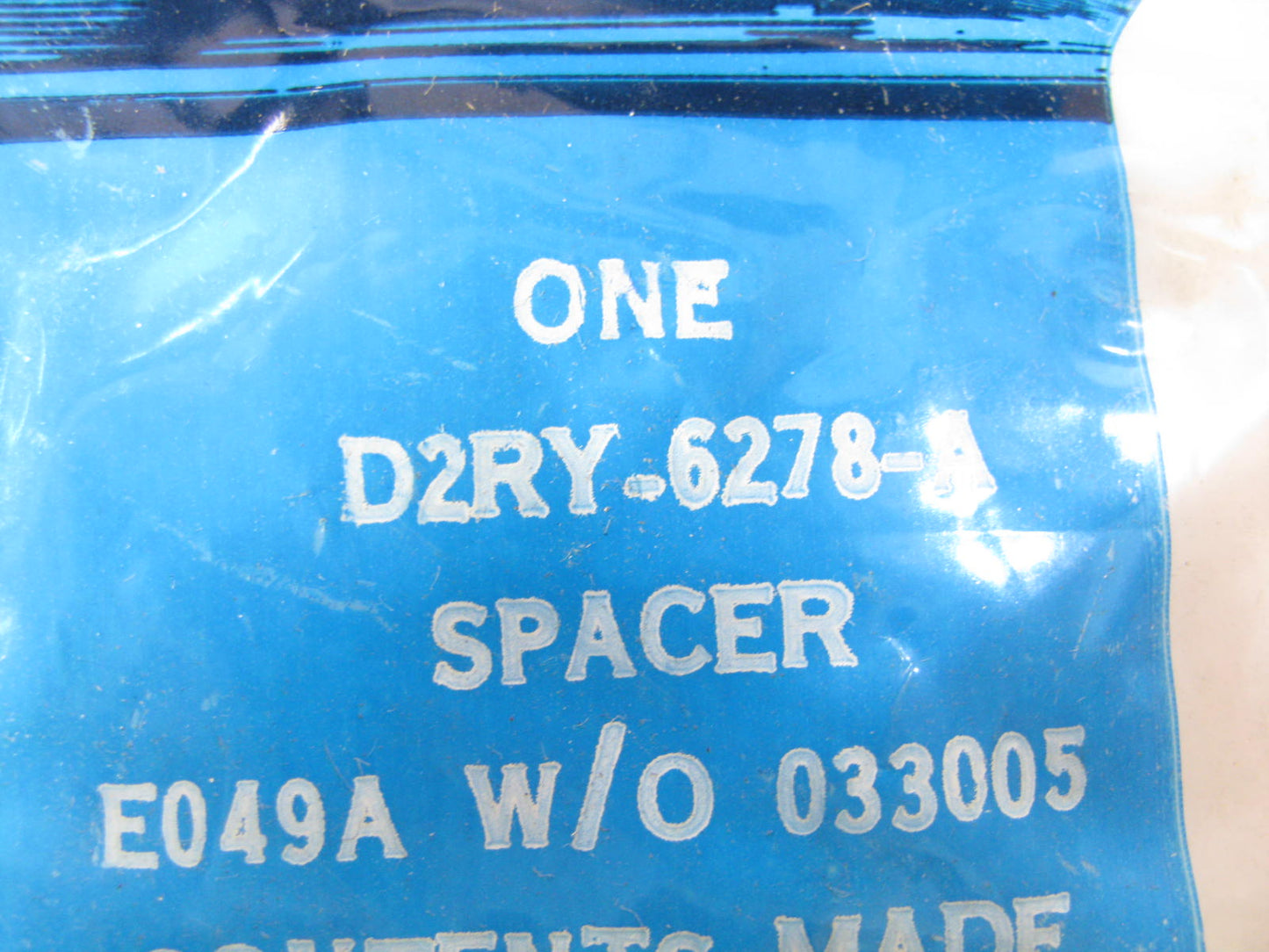 NEW - OEM Ford D2RY-6278-A Camshaft Gear Spacer RED 1972 Mercury 2.6L-V6