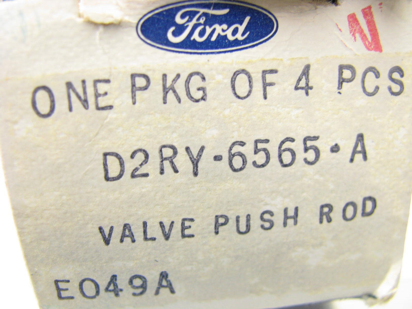 (4) NOS 1972-79 Ford Mercury 2.8L 2.9L Push Rods FORD 171 177 V6 D2RY-6565-A