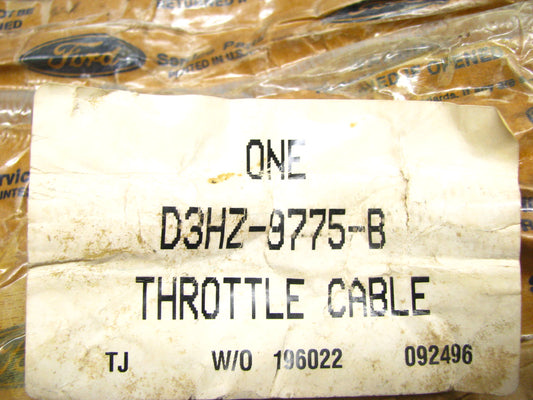 NOS OEM Ford Control Vernier Hand Throttle Cable D3HZ-9775-B