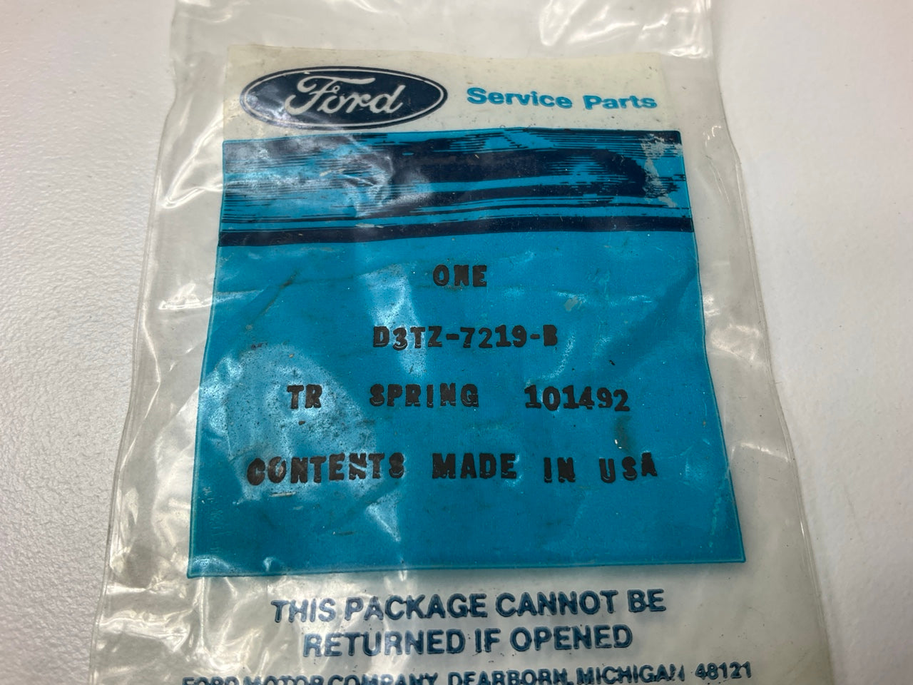 NEW - OEM Ford D3TZ-7219-B Manual Transmissions Reverse Shift Lug Spring - NP435