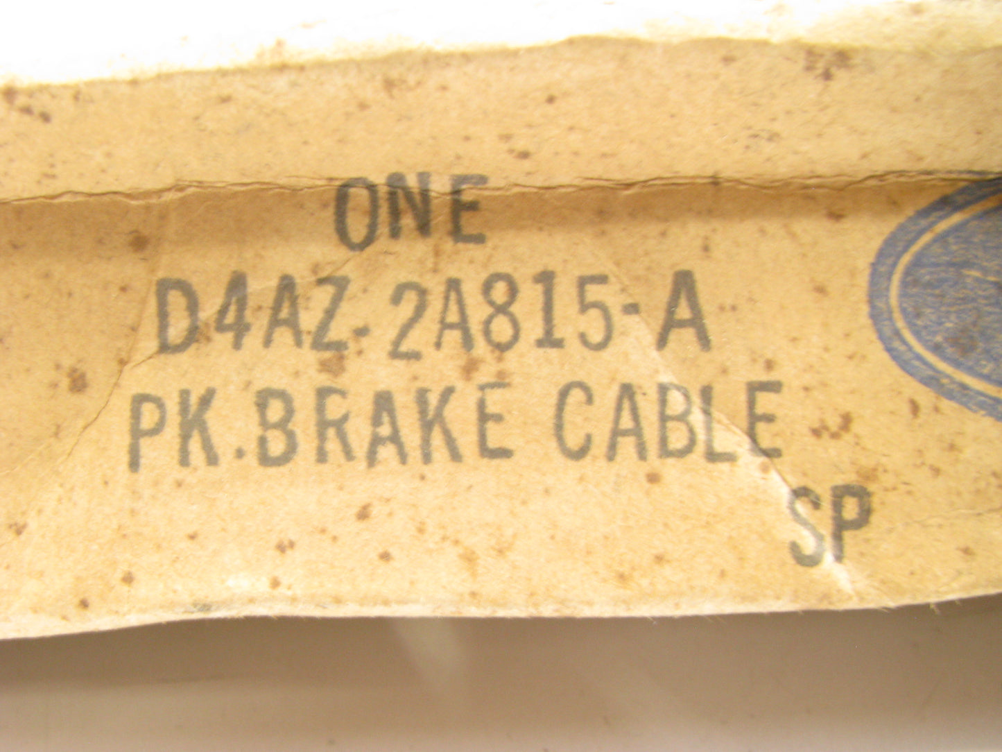NEW - OEM Ford D4AZ-2A815-A Intermediate Parking Brake Cable 1973-1974 Full Size