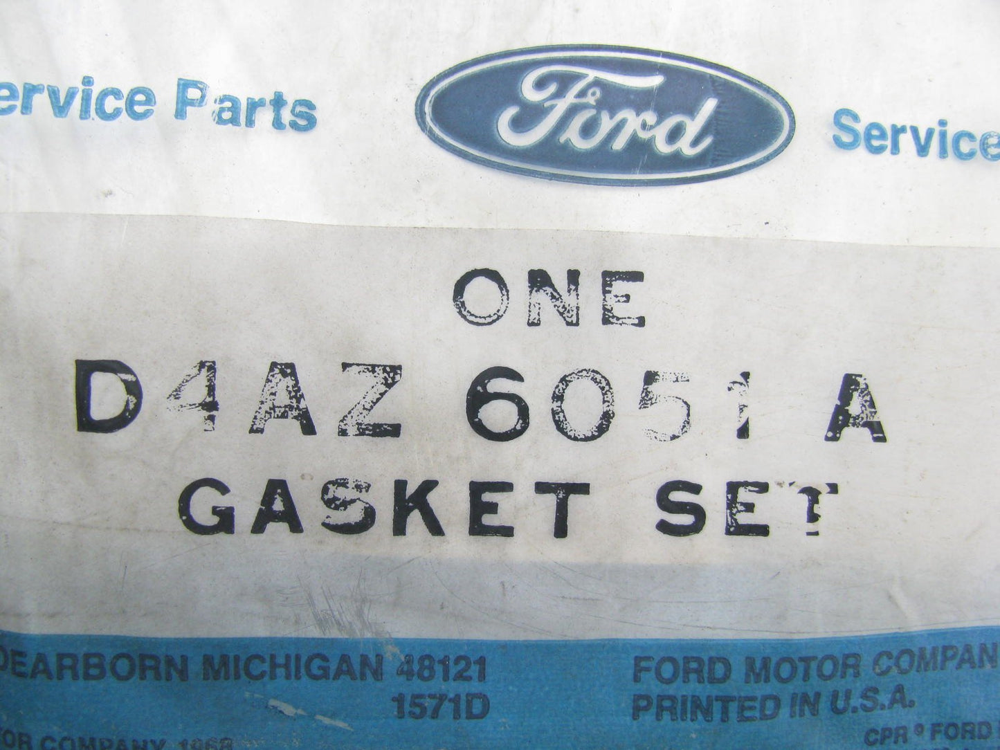 (2) Genuine OEM Ford 1970-79 351C 351M 400 V8 Cylinder Head Gaskets D4AZ-6051-A