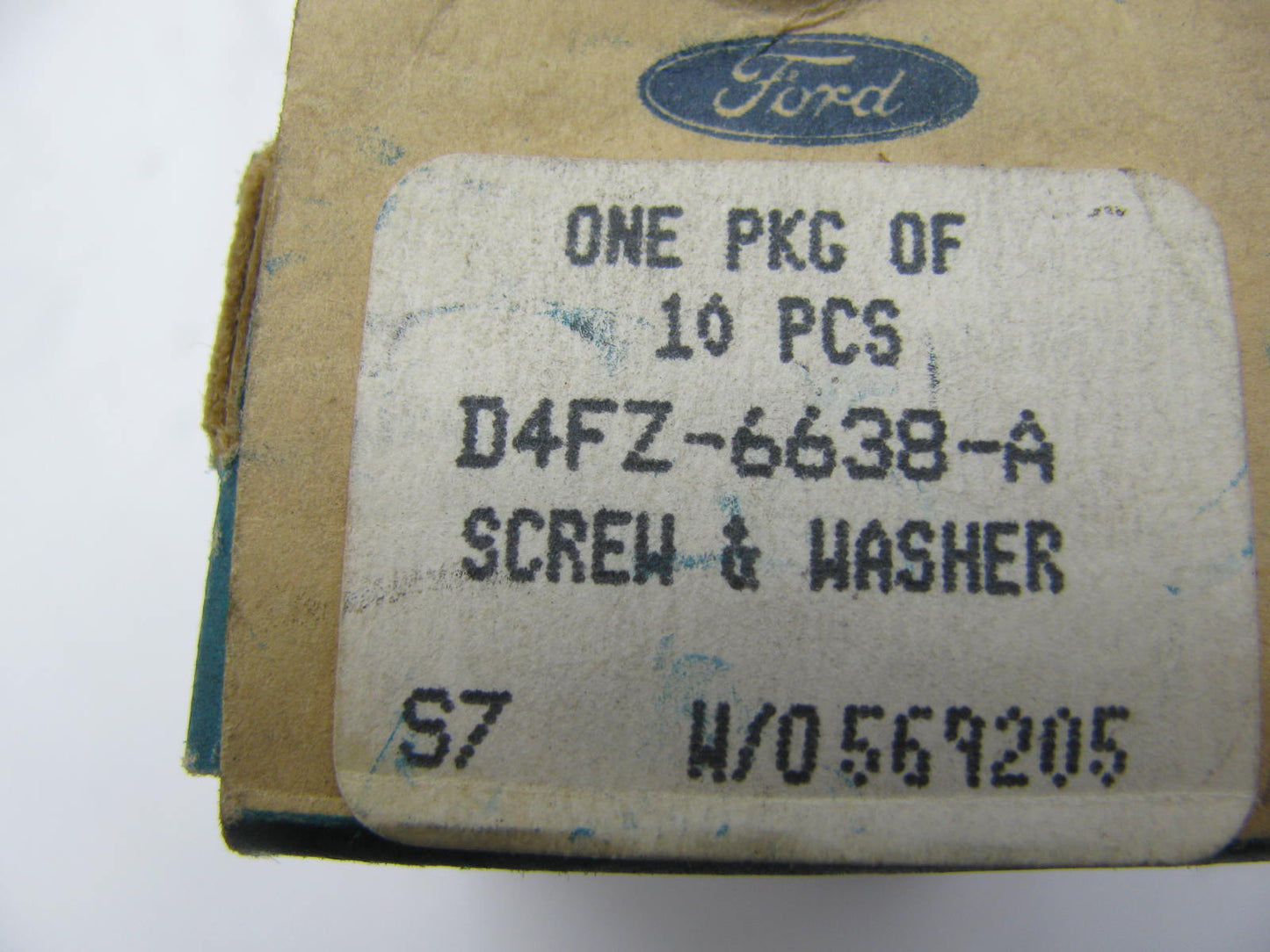 (8) NEW - OEM Ford D4FZ-6638-A Oil Pump Attaching Bolts 1974-1993 Ford 2.3L