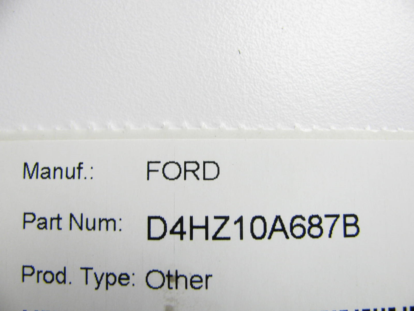 NOS OEM Ford Medium Duty Truck Battery Cover Plate 23.5x18x2 Inch D4HZ-10A687-B