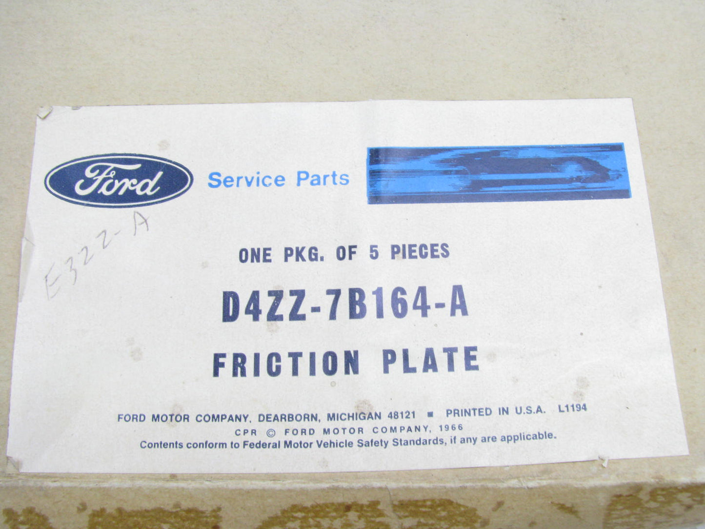 (5) NEW - OEM Ford D4ZZ-7B164-A Automatic Transmission Clutch Friction Disc - C3