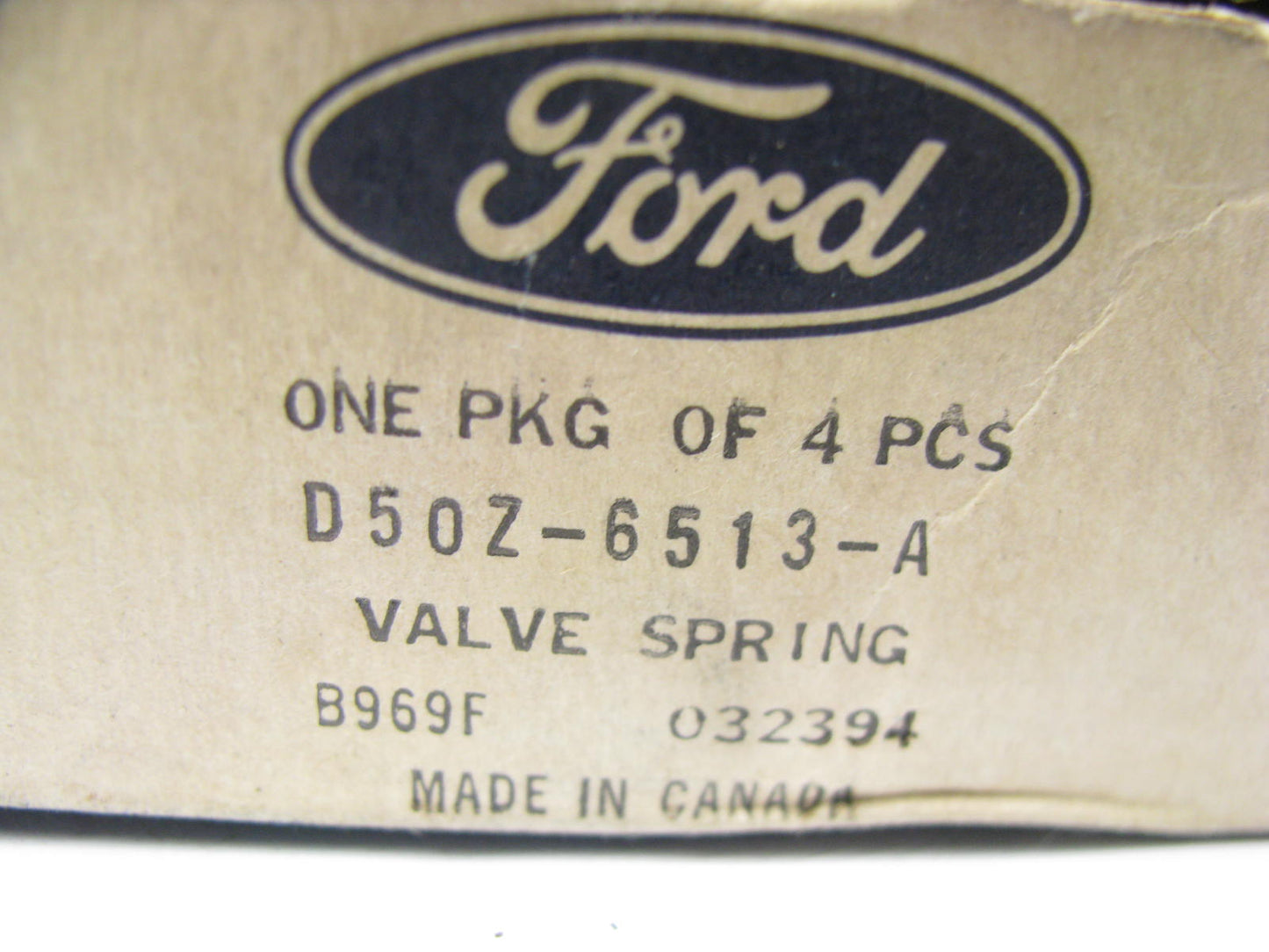 (4) NEW - OEM Ford D5OZ-6513-A Engine Exhaust Valve Spring 1973-2001 302 351W-V8