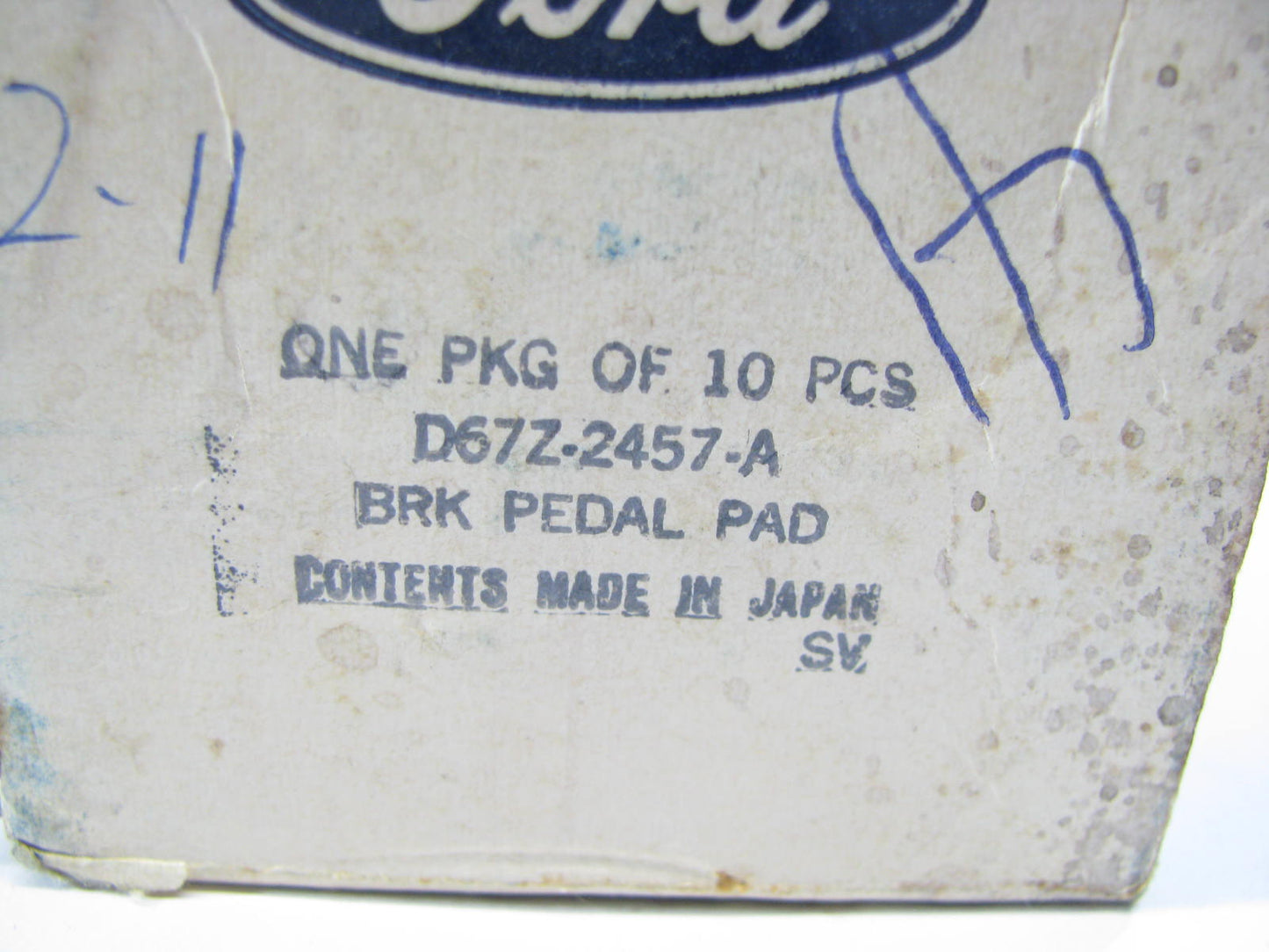 NEW OEM Ford D67Z-2457-A Clutch Or Brake Pedal Rubber Cover Pad 1976-82 Courier