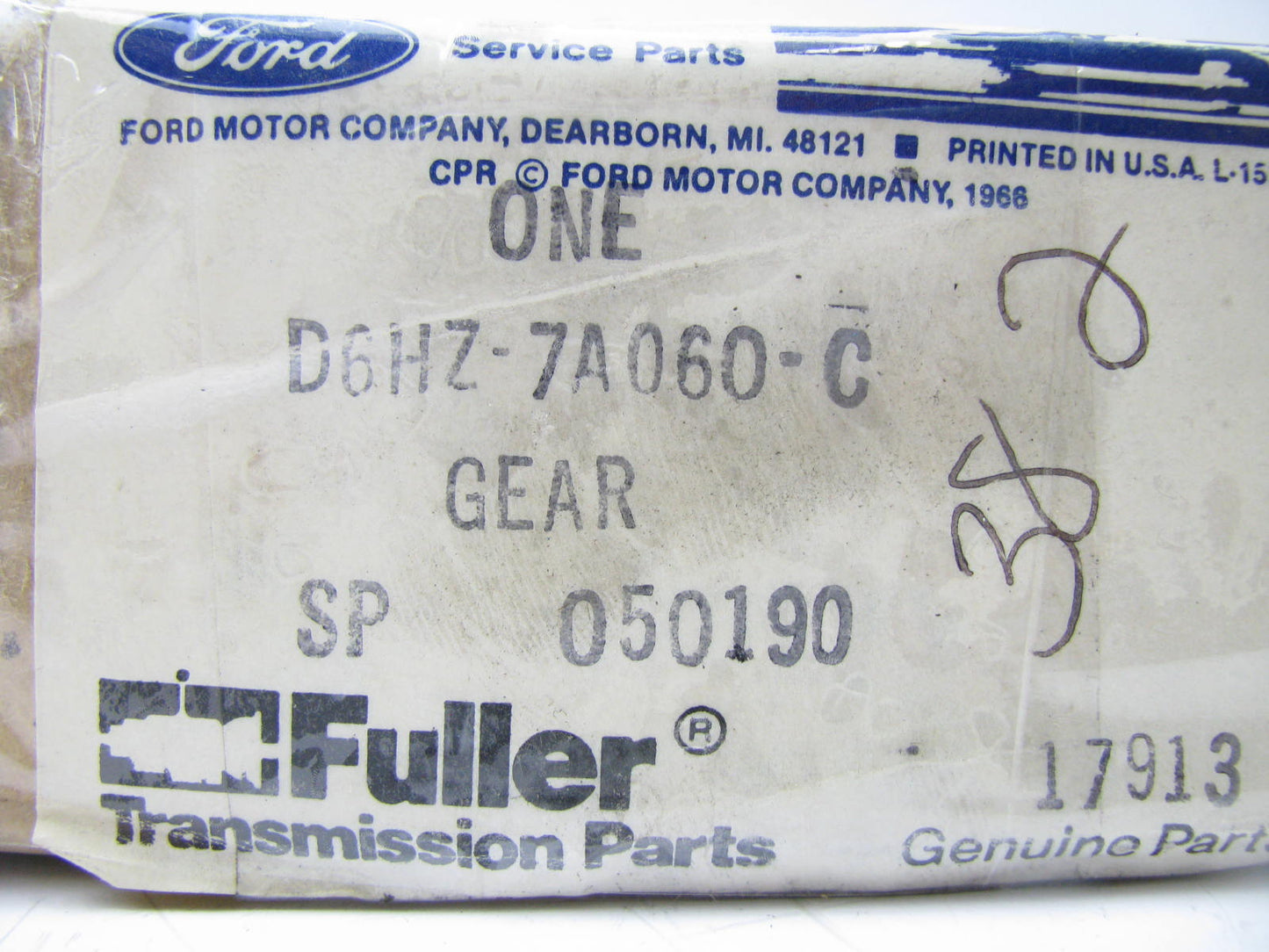 NEW - OEM Ford D6HZ-7A060-C Output Shaft Sliding Clutch Gear - Fuller RTOF-12513
