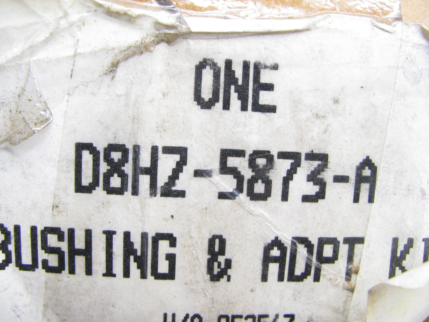 NEW - OEM Ford D8HZ-5873-A Rear Suspension Beam Support Bushing Kit