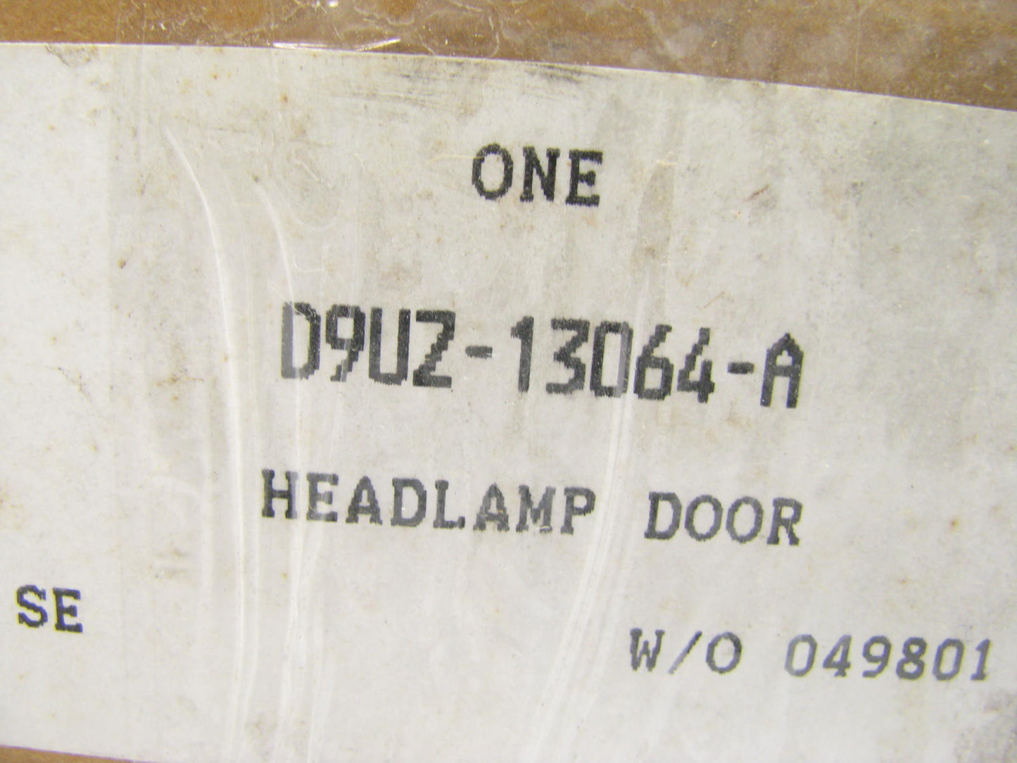 NEW - OEM Ford D9UZ-13064-A Headlight Headlamp Door - Front Right