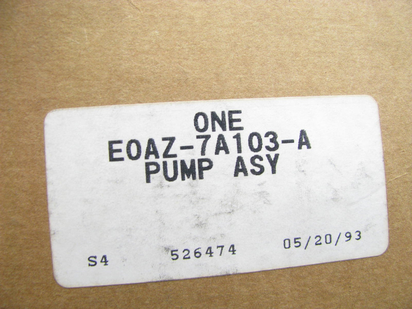 NOS Genuine OEM Ford AOD Transmission Front Pump E0AZ-7A103-A EOAP-7A105-AA