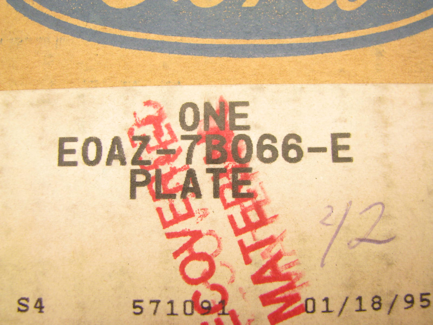 New Genuine OEM Ford AOD Direct Clutch Pressure Plate E0AZ-7B066-E