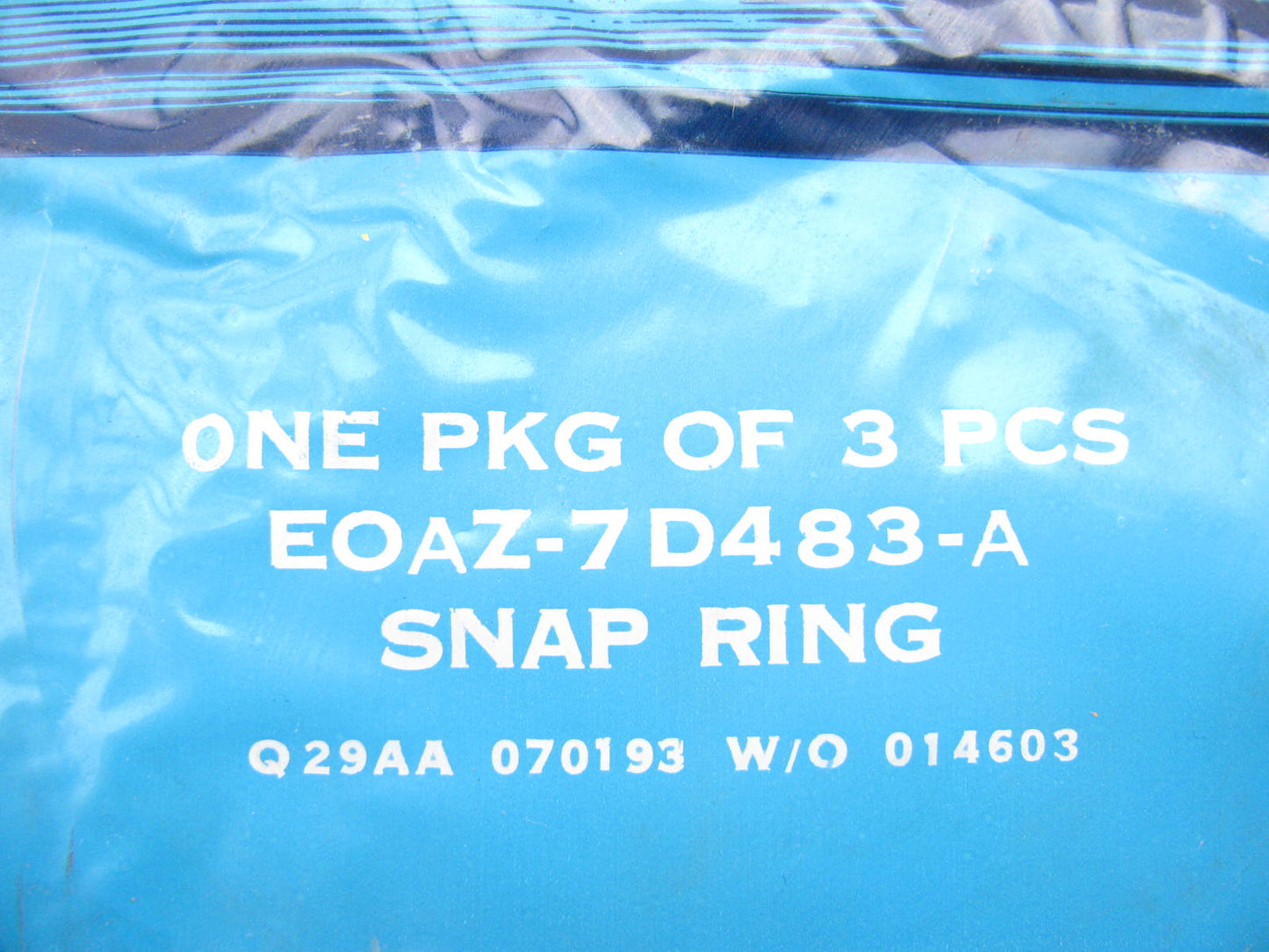 (3) Ford OEM E0AZ-7D483-A Clutch Pressure Plate Retainer Snap Ring 1980-1989 AOD