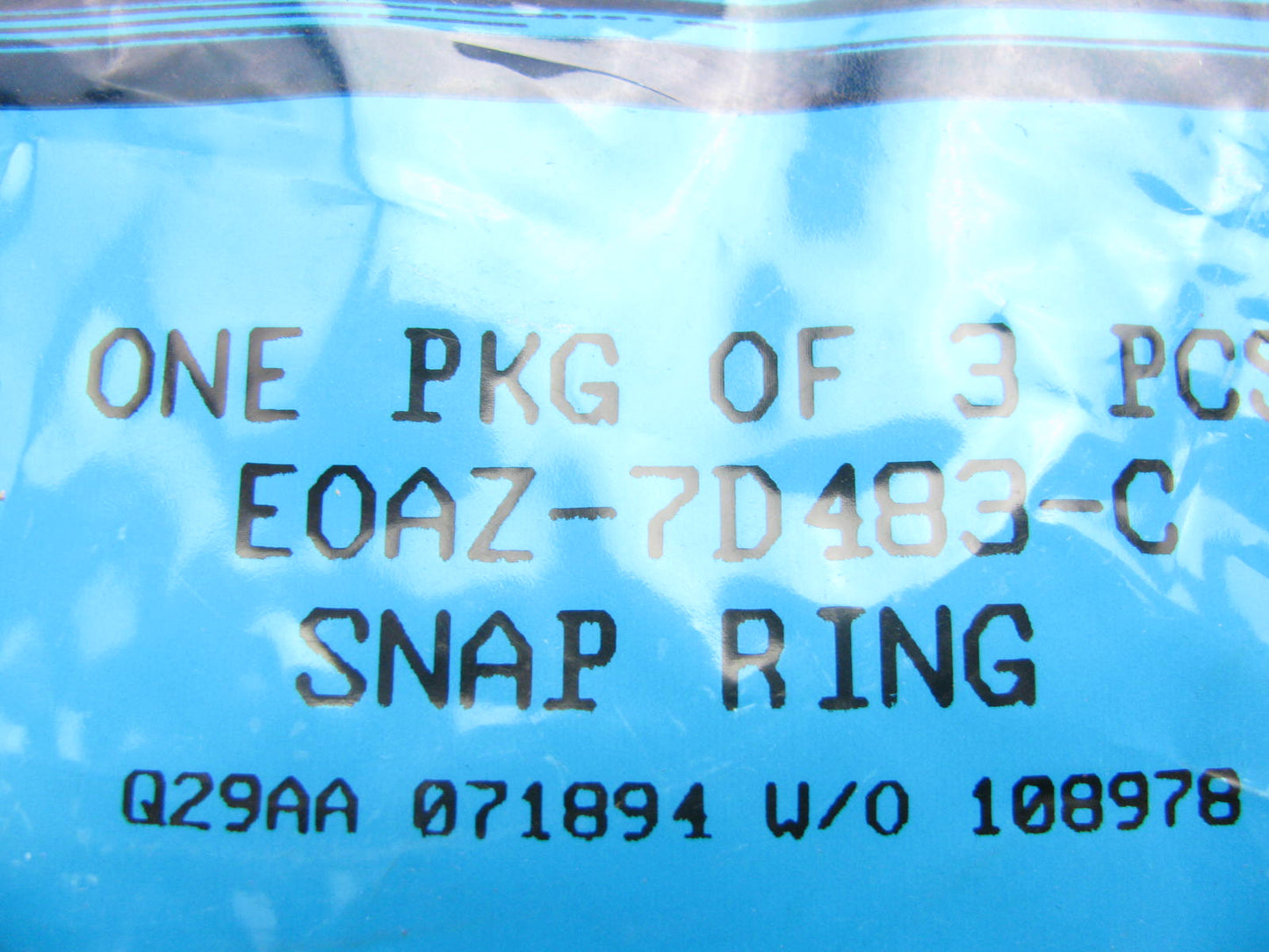 Ford OEM E0AZ-7D483-C Clutch Pressure Plate Retainer Snap Ring 1980-1989 AOD