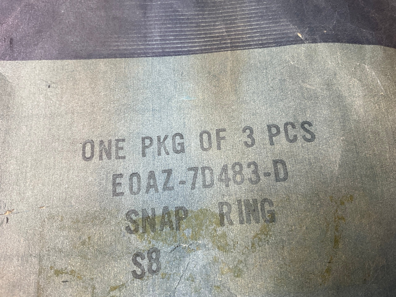 (5) NEW - OEM Ford E0AZ-7D483-D Clutch Pressure Plate Retainer Snap Ring, AOD