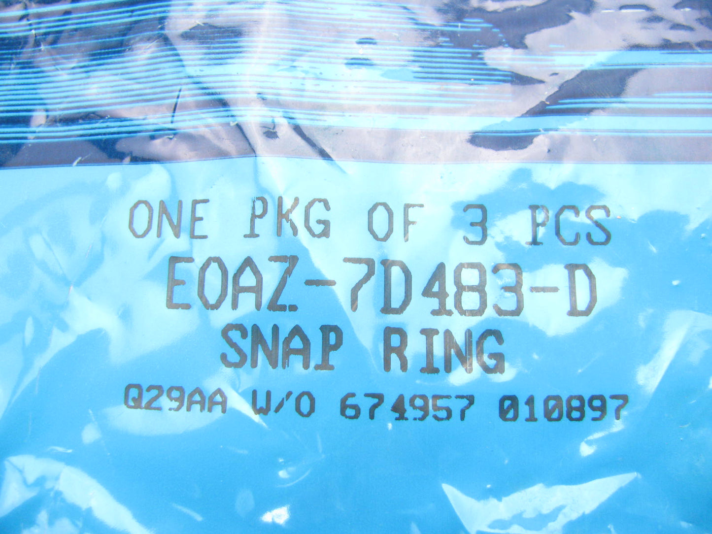 Ford OEM E0AZ-7D483-D Clutch Pressure Plate Retainer Snap Ring 1980-1989 AOD