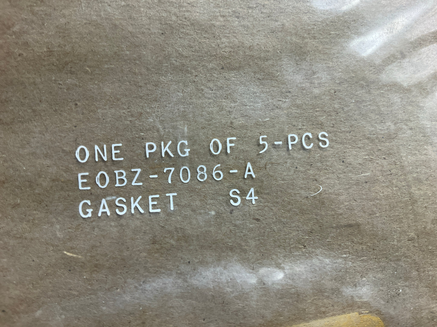 (5) NEW - OEM Ford E0BZ-7086-A Manual Trans Extension Housing Gasket , 3.03