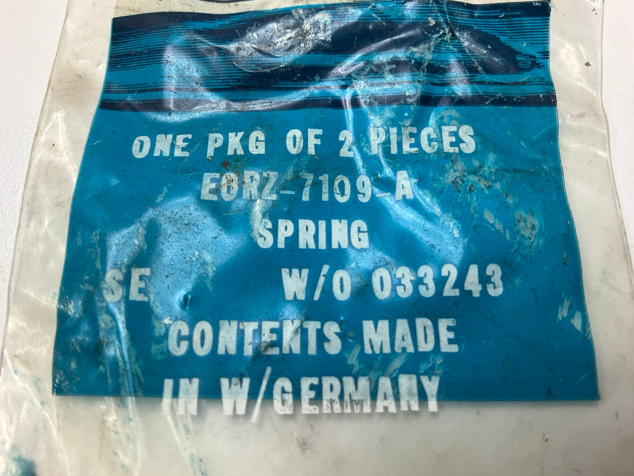 (2) Ford E0RZ-7109-A 3rd & 4th Speed Synchronizer Blocking Spring - German 4 SPD