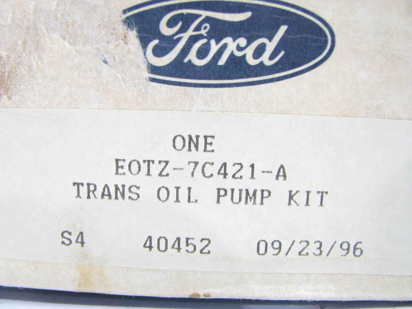 NEW - OEM Ford E0TZ-7C421-A Transfer Case Oil Pump Kit For Borg Warner BW1345