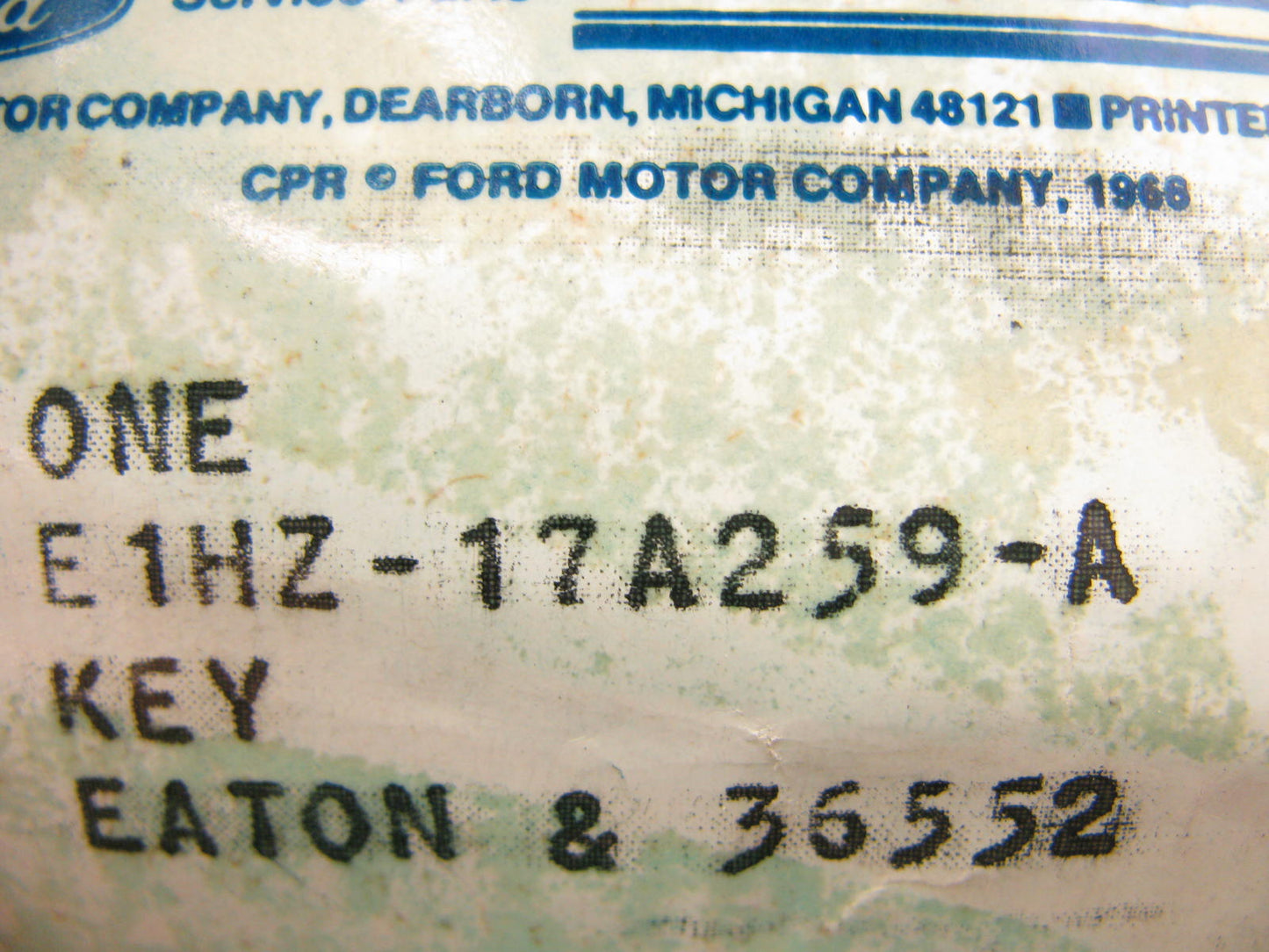 NEW - OEM Ford E1HZ-17A259-A Gauge Drive Key - 1-3/4'' Long X 0.98'' Square 36552