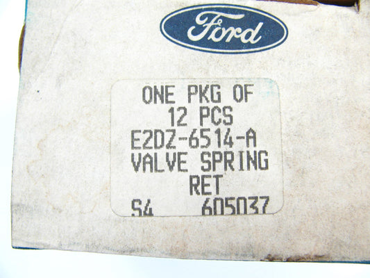 Set Of 12 - NOS OEM Ford Valve Spring Retainers 1982-1988 Ford 3.8L V6 Engines