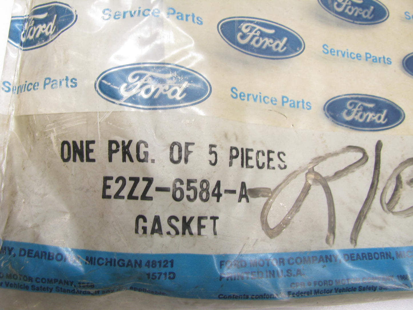 OEM Ford Engine Valve Cover Gasket E2ZZ-6584-A