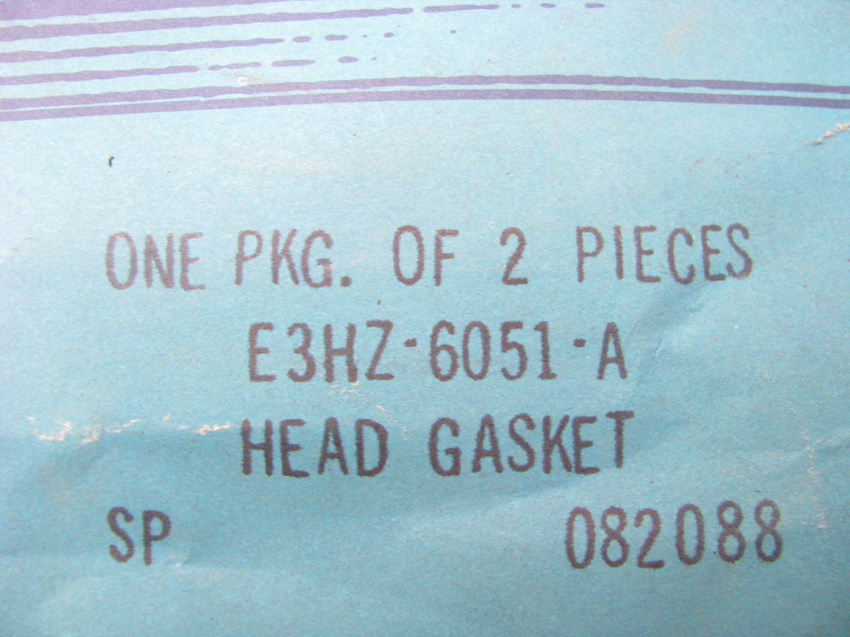 (2) NEW - OEM Ford E3HZ-6051-A Cylinder Head Gaskets 1980-1991 6.1L 370 Gas V8