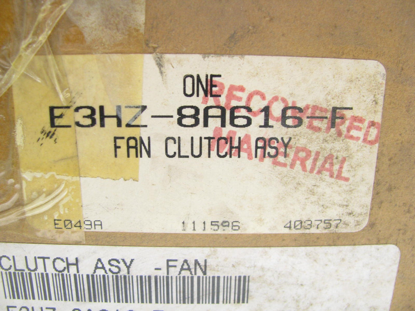 NEW OEM 1982-1989 Ford F-600 F700 F800 V8 Gasoline Eng. Fan Clutch E3HZ-8A616-F