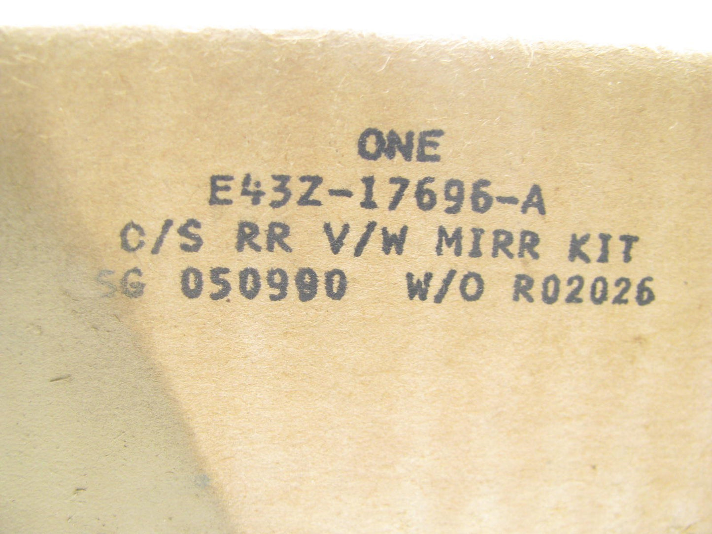 NEW - OEM E43Z-17696-A Right Passenger Side Mirror - 1984-1989 Ford Tempo Topaz