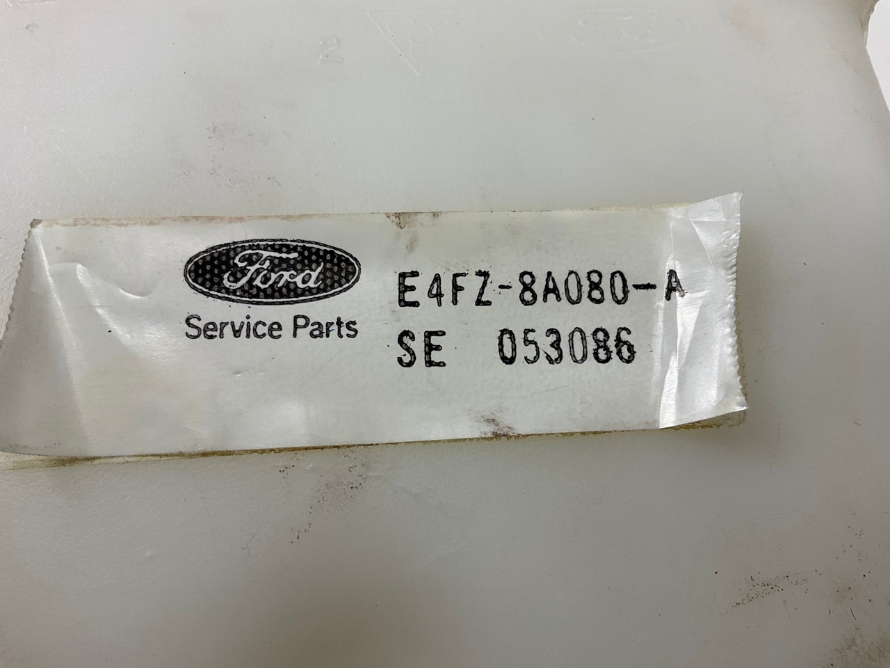 NEW - OEM Ford E4FZ-8A080-A Radiator Coolant Overflow Reservoir, WITHOUT SENSOR