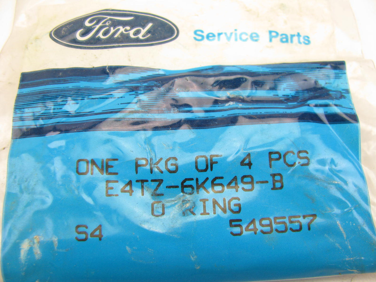 (4) NEW - OEM Ford E4TZ-6K649-B Engine Oil Cooler O-Ring Seal