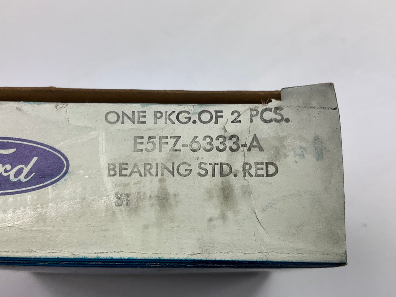 Ford E5FZ-6333-A Main Upper Bearing PAIR, STD Red, 1985-1990 Ford 1.9L
