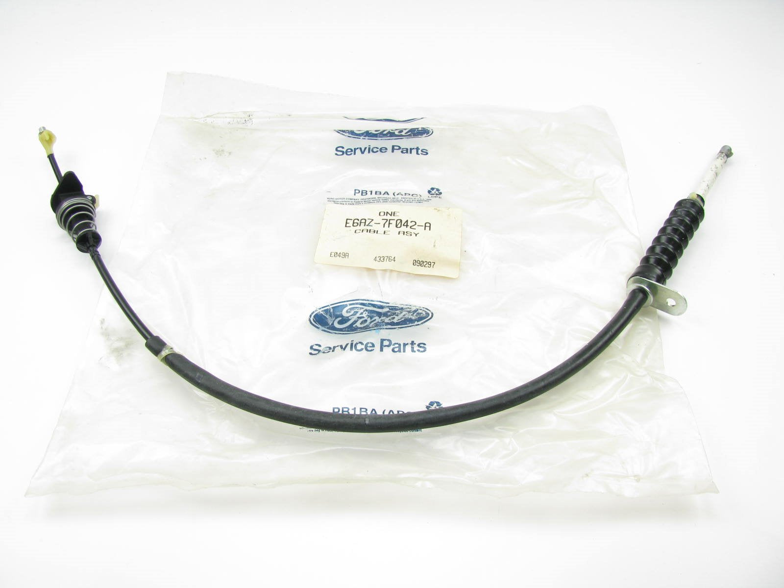 Nos Oem Ford E6az 7f042 A Automatic Transmissio Kickdown Shift Cable 