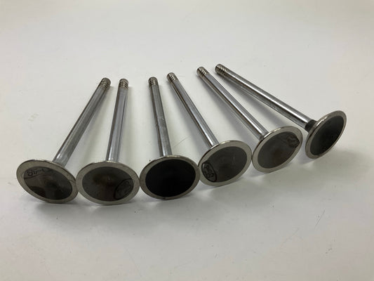(6) NEW - OEM Ford E6DZ-6505-A Engine Exhaust Valve - Vulcan OHV 3.0L V6
