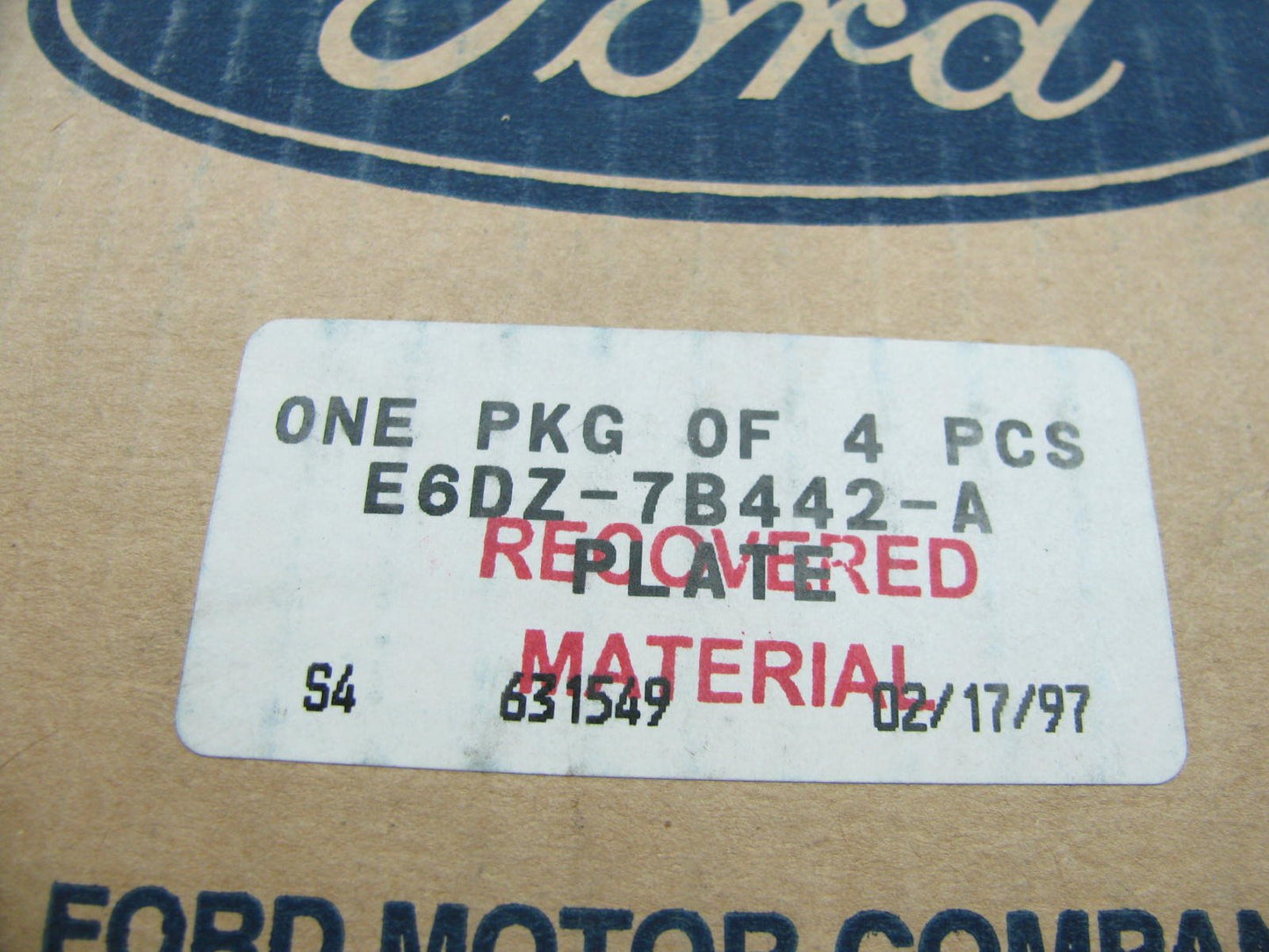 OEM Ford E6DZ-7B442-A AXOD AX4S Steel Intermediate Clutch Plates 4 PCS