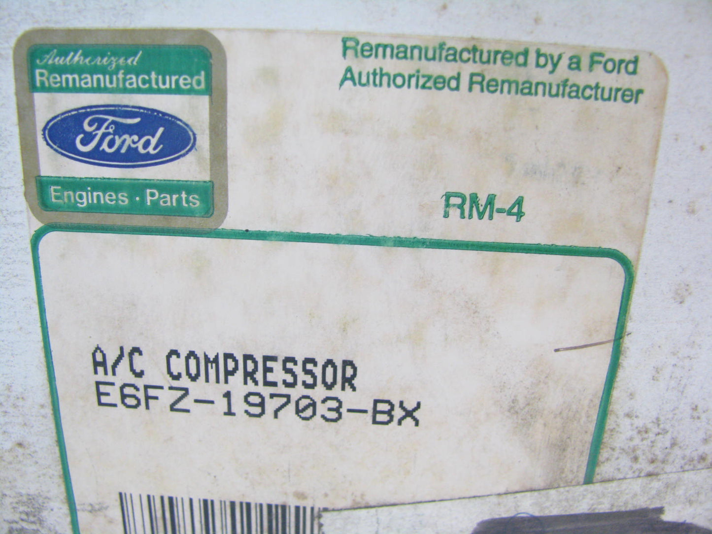REMAN. Ford E6FZ-19703-BX A/C Compressor