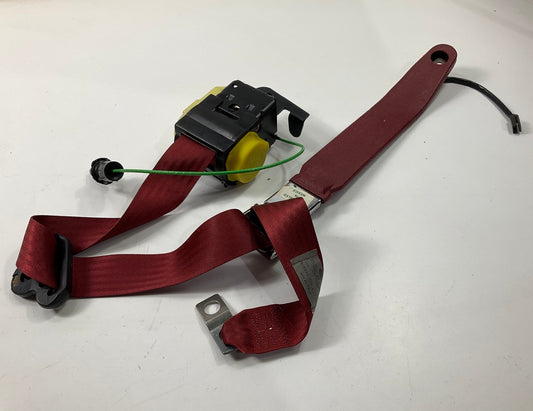 NEW - OEM Ford E6FZ-61611A73-B Front Left Seat Belt Retractor, RED 85-86 Escort