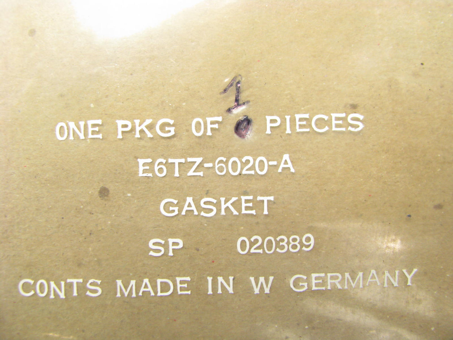 NEW GENUINE OEM Ford E6TZ-6020-A Timing Cover Gasket 1986-1992 Ford Ranger 2.9L