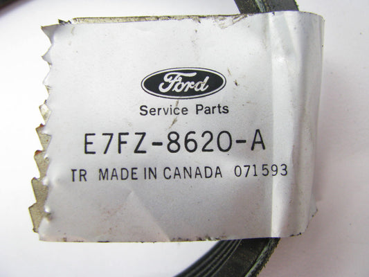 NEW - OEM Ford E7FZ-8620-A Serpentine Belt - 0.69'' X 40.50'' - 5 Ribs