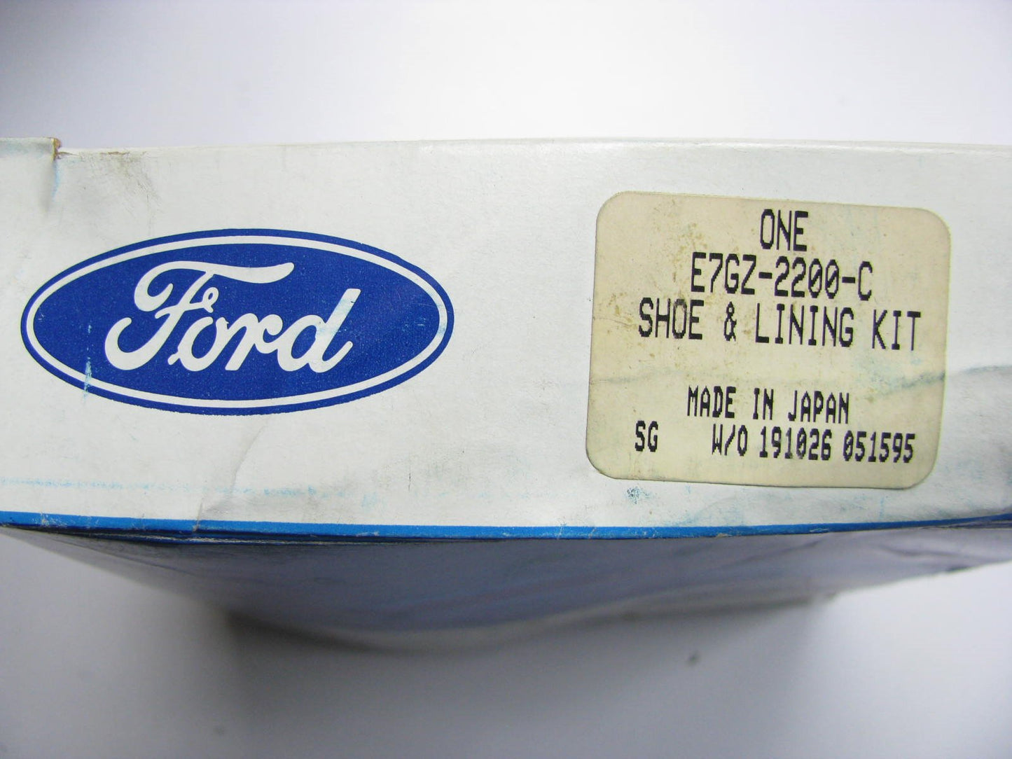 New OEM Ford E7GZ-2200-C Rear Disc Brake Pads - 1988-1994 Mercury Capri