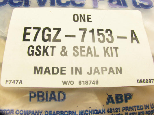 Ford E7GZ-7153-A Transmission Gasket & Seal Kit 1987-1990 Festiva / Tracer ATX