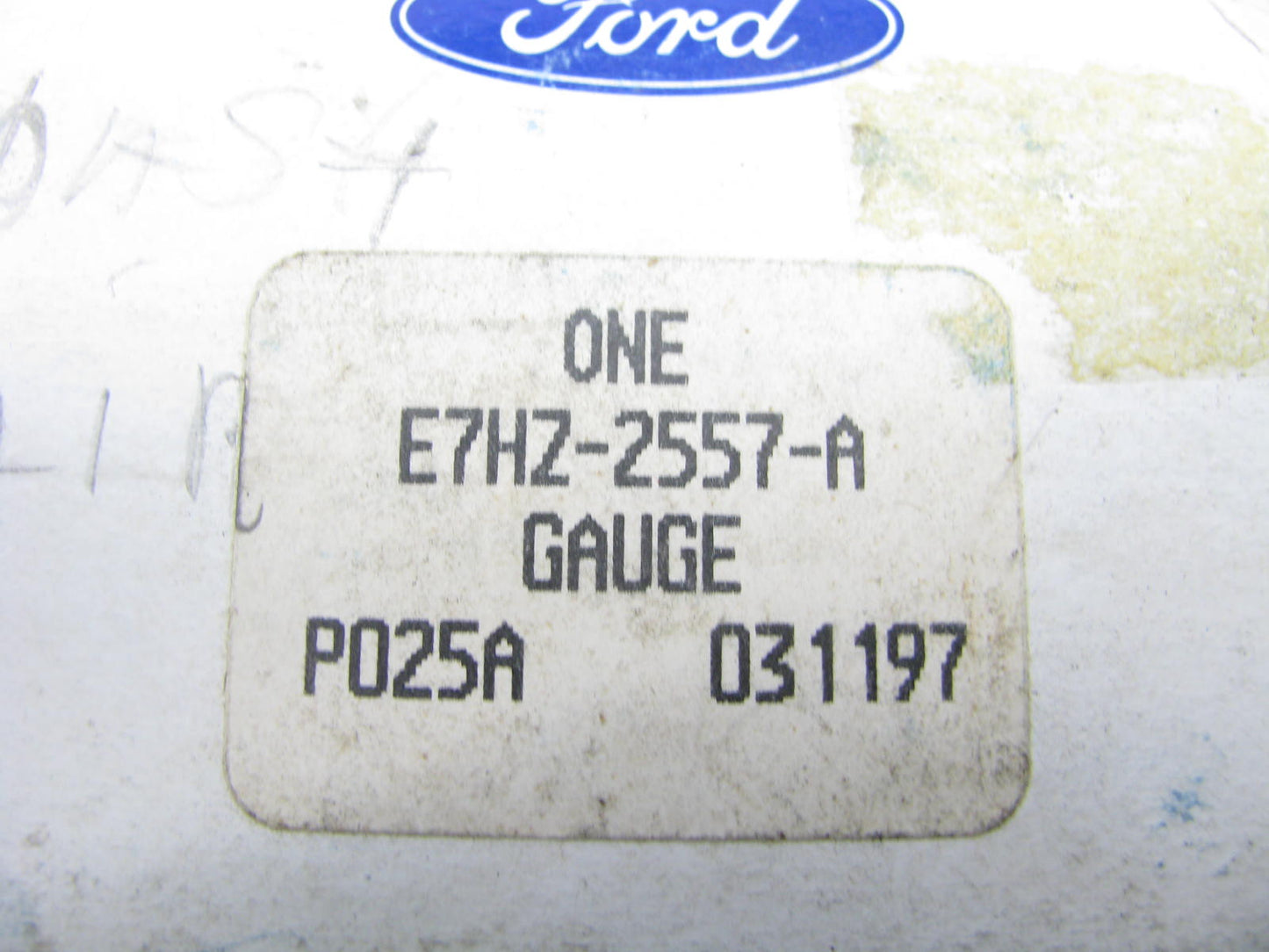 NEW GENUINE OEM Ford E7HZ-2557-A Brake Air Pressure Gauge - E7HT-2557-AA