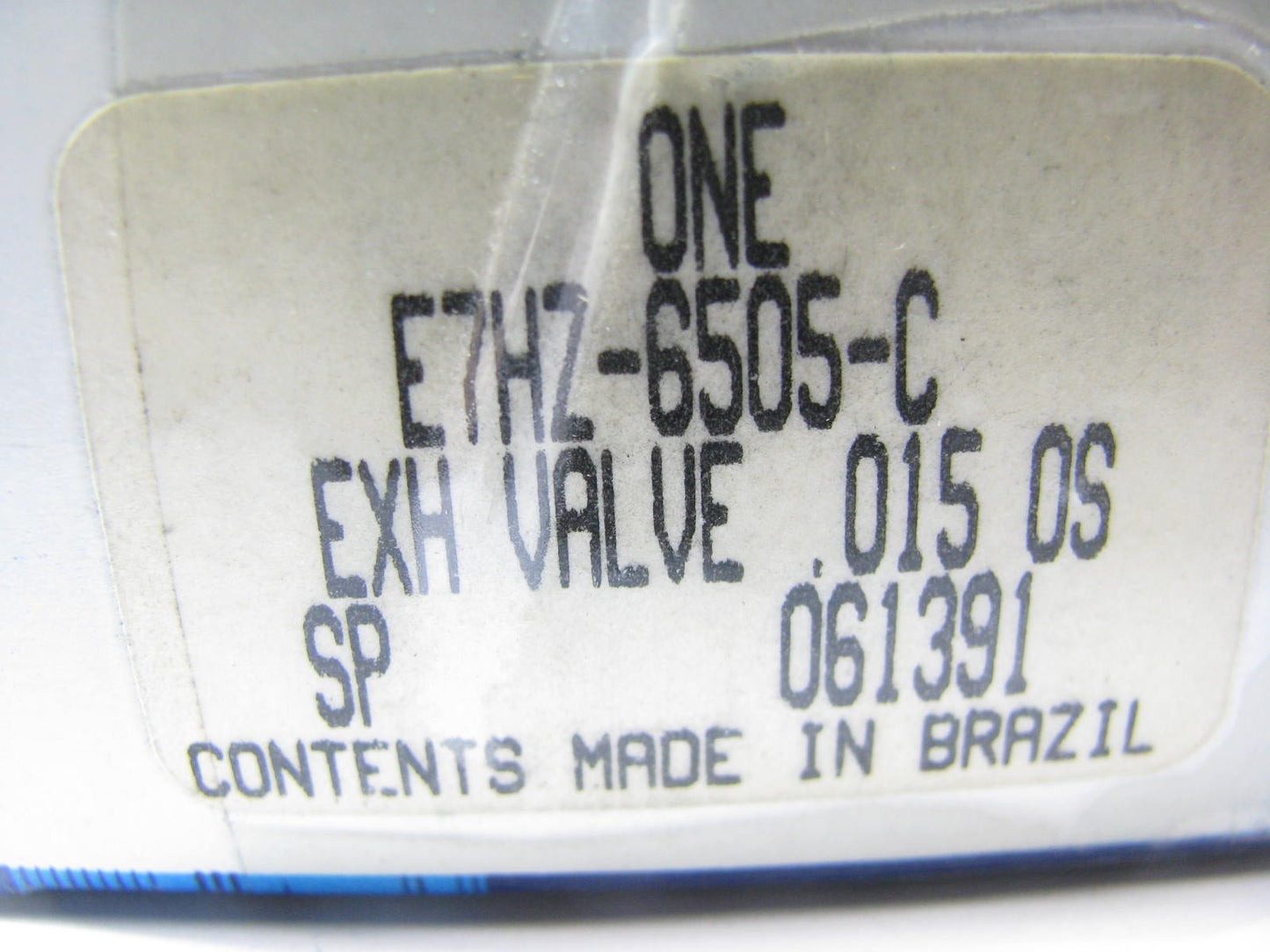 (6) NEW - OEM Ford E7HZ-6505-C Exhaust Valve 0.015'' O/S 1987-94 6.6L 7.8L-L6 FTO