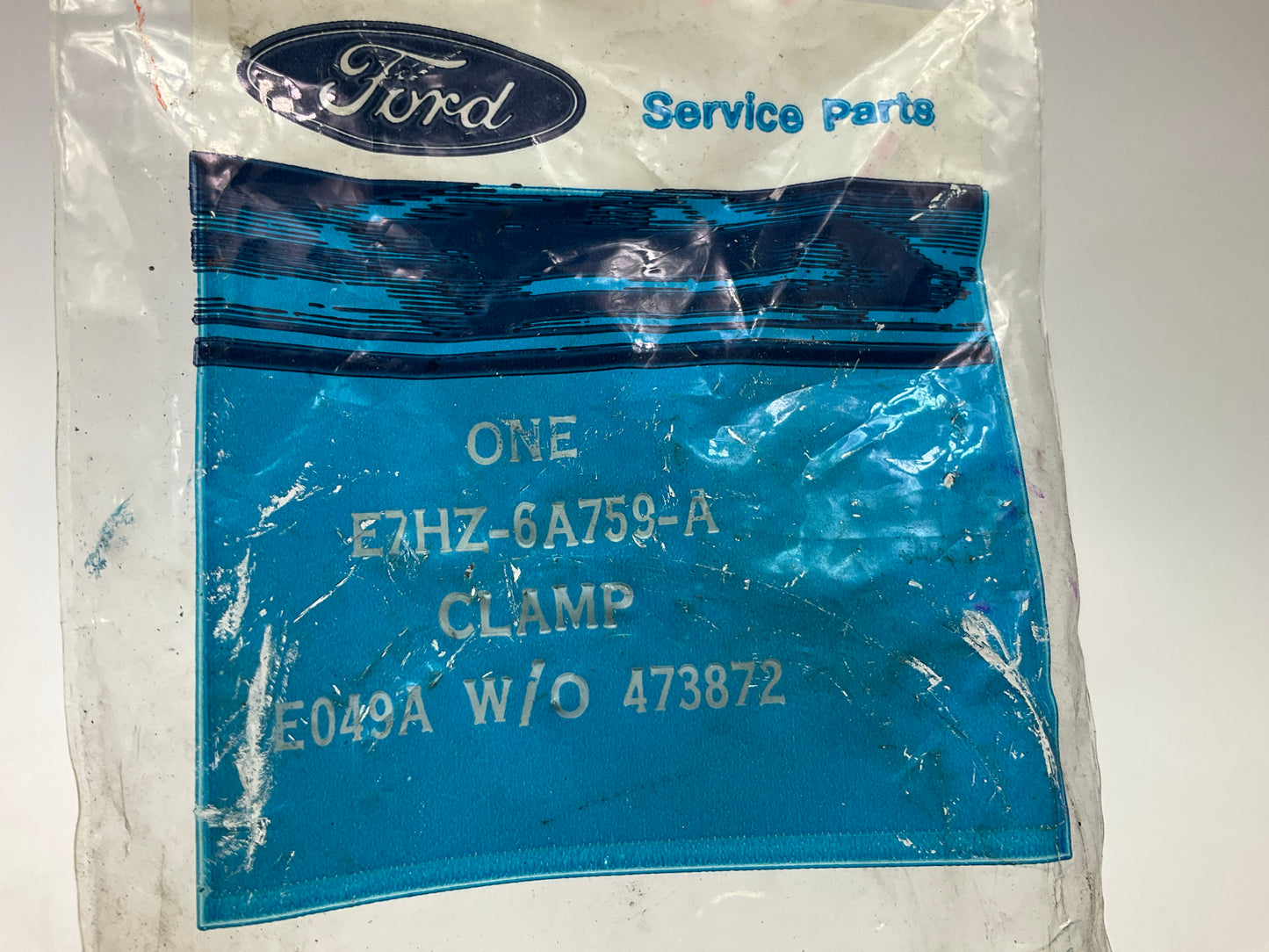 NEW - OEM Ford E7HZ-6A759-A Oil Filler Pipe Clamp 87-94 6.6L, 7.8L-L6 FTO Diesel