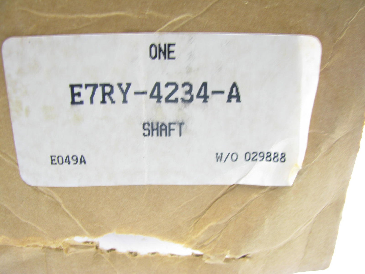 New OEM Ford Merkur Scorpio Rear Stub Axle Shaft E7RY4234A E7RY-4234-A